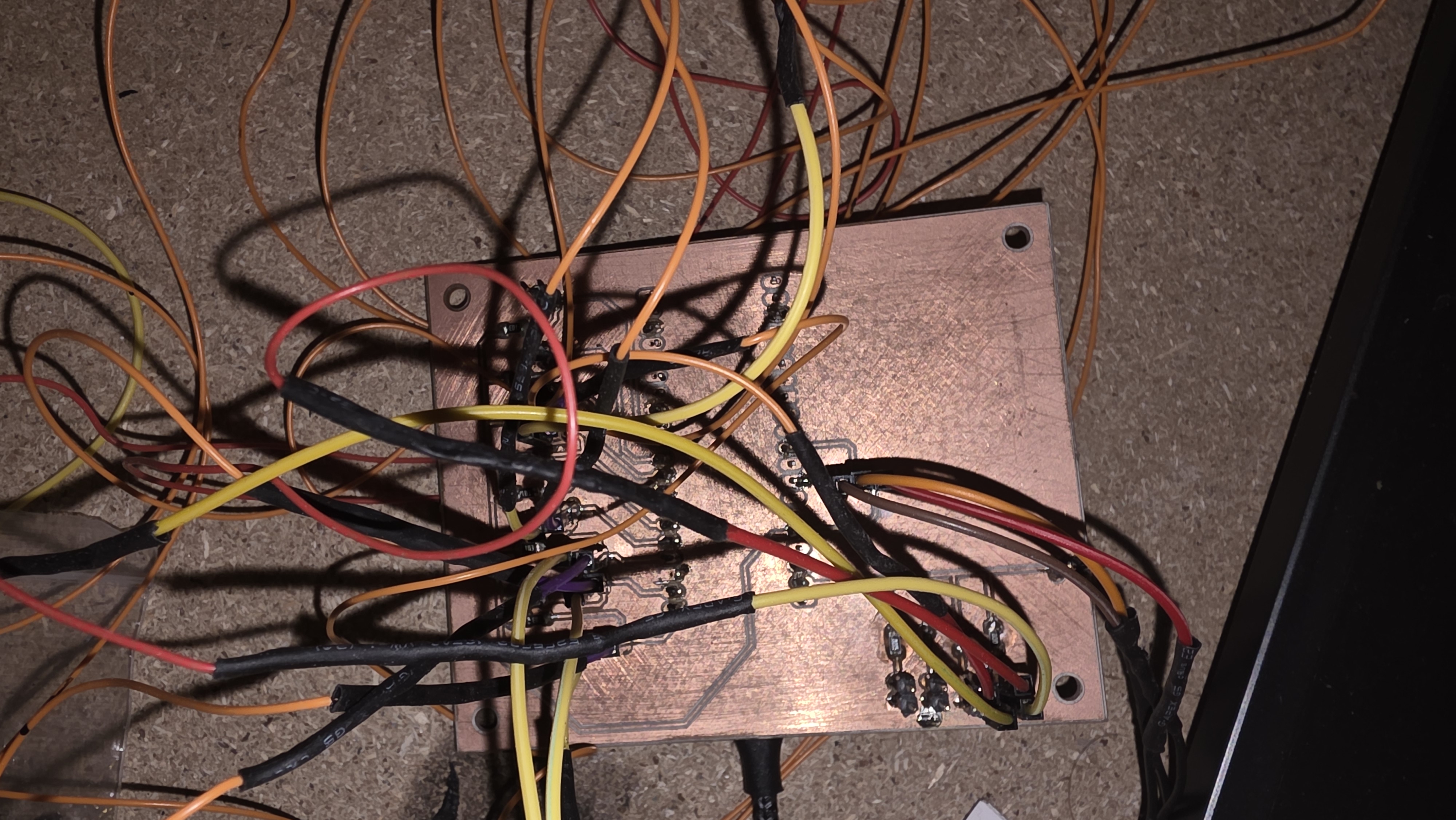 Wiring the PCB inside the case