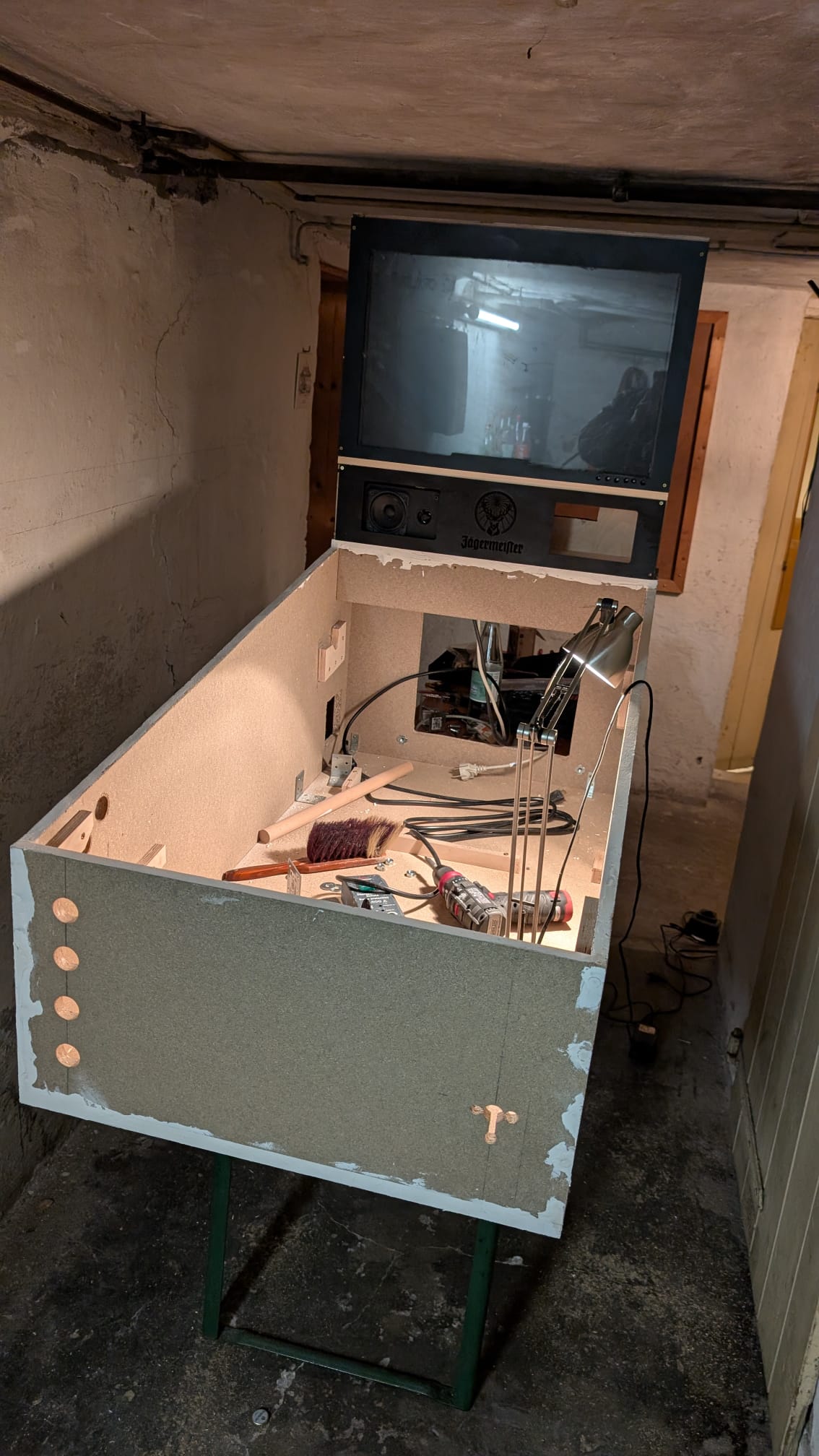 Completed wooden case